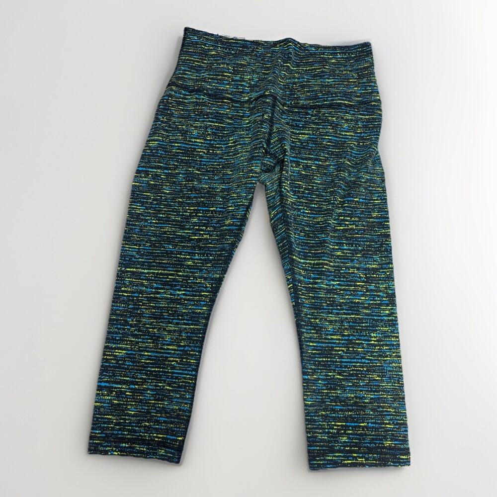 Lululemon Womens Leggings Size 14 Green High Rise Yoga Athletic Running Pants